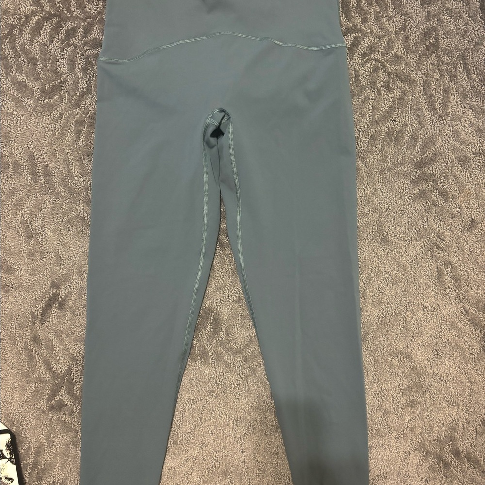 SPANX gray High-Waisted booty boost leggings